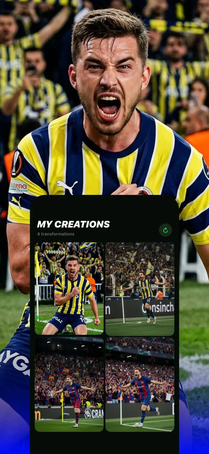 Footty app — Your Full Creation History